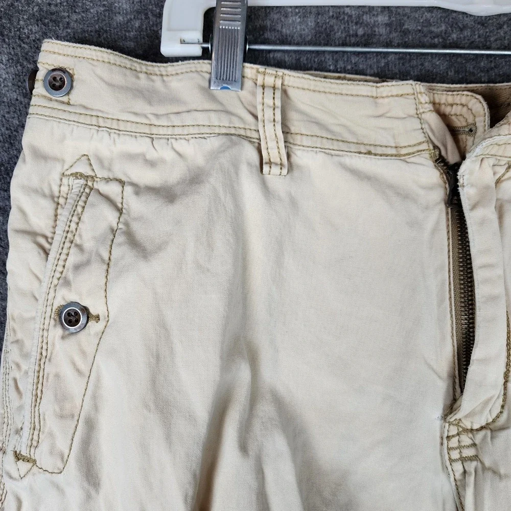 Polo Ralph Lauren Cargo Pants Mens 36x32 Military Vintage Tan Cotton EUC